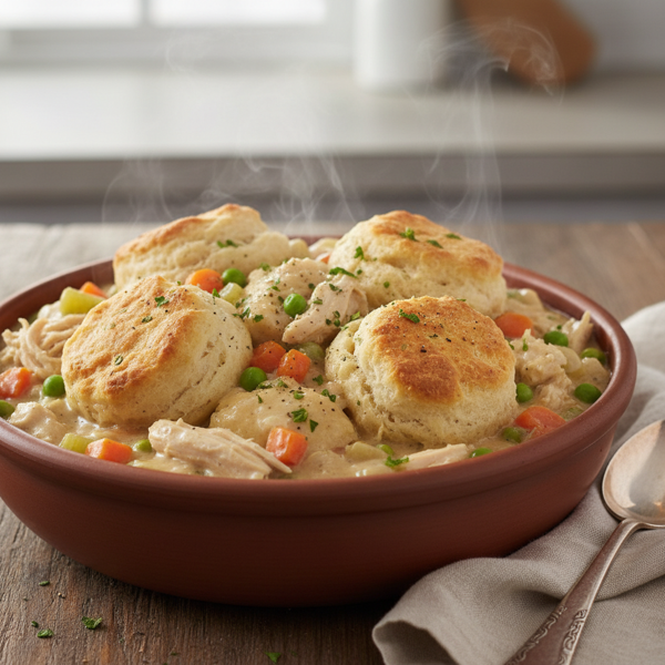 Hearty Instant Pot Chicken and Dumplings recipe
