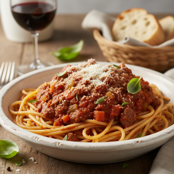 Hearty Italian Bolognese Spaghetti recipe