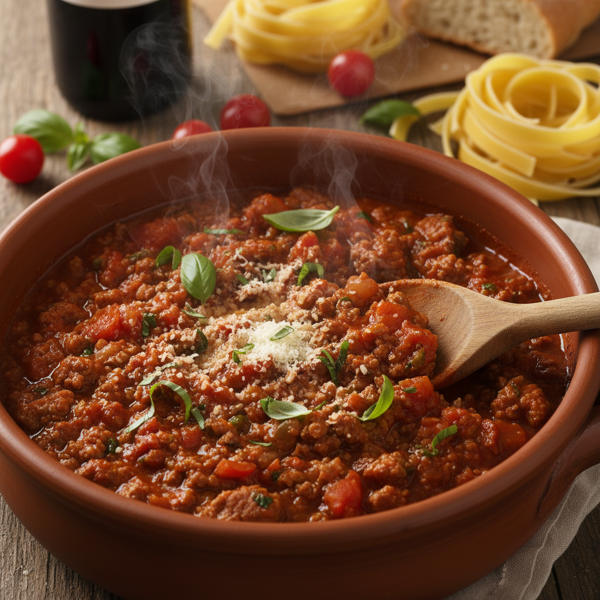Hearty Italian Meat Sauce recipe