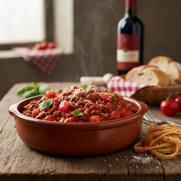 Hearty Italian Meat Sauce with Fresh Tomatoes recipe