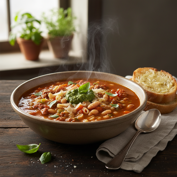 Hearty Italian Pasta e Fagioli Soup recipe