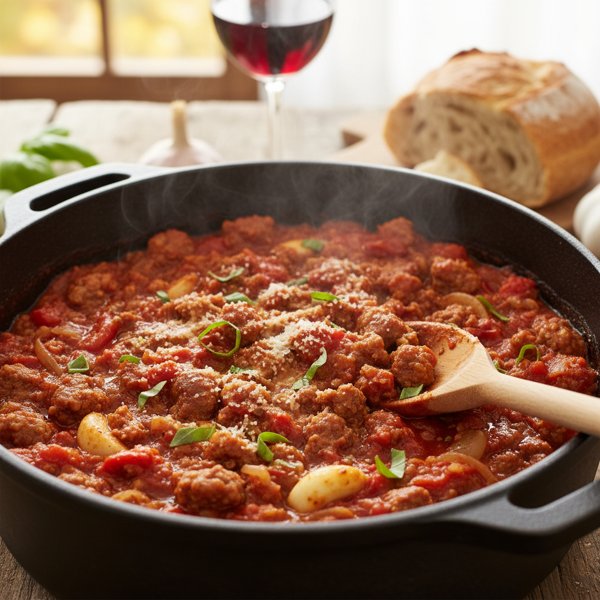 Hearty Italian Sausage Pasta Sauce recipe