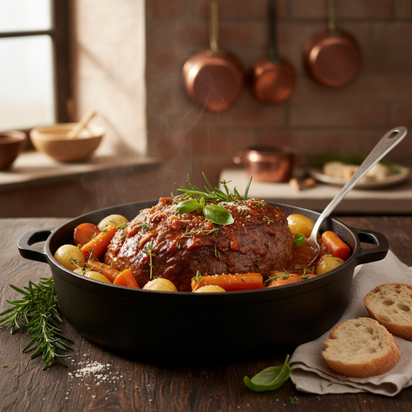 Hearty Italian Slow-Cooked Pot Roast recipe