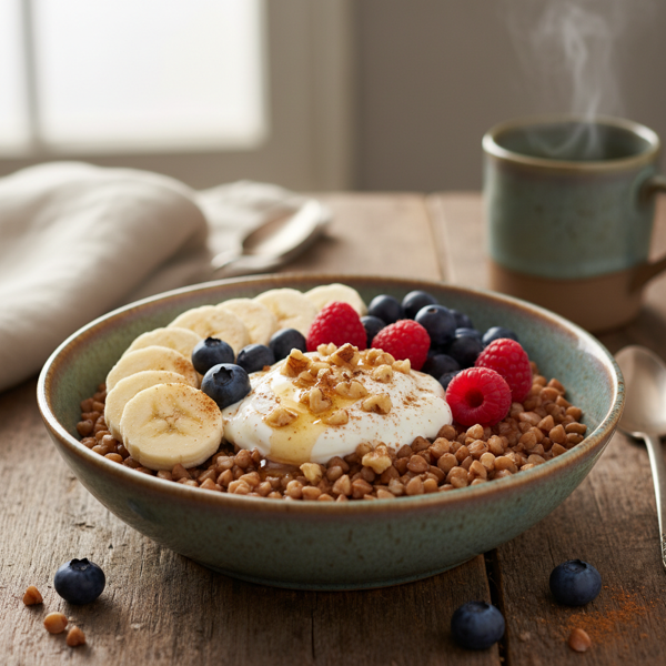 Hearty Kasha Breakfast Bowl recipe