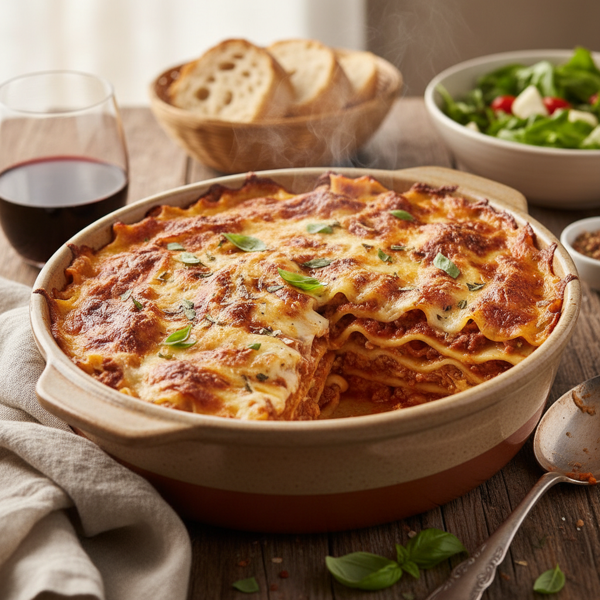 Hearty Layered Pasta Bake recipe