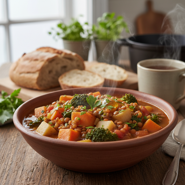 Hearty Lentil and Vegetable Delight recipe