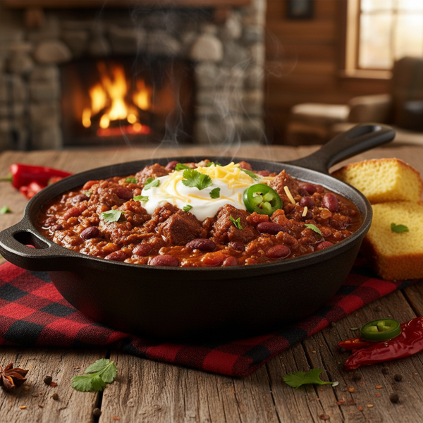 Hearty Lodge-Style Chili Con Carne recipe