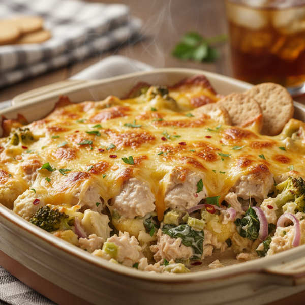 Hearty Low-Carb Tuna Melt Casserole recipe