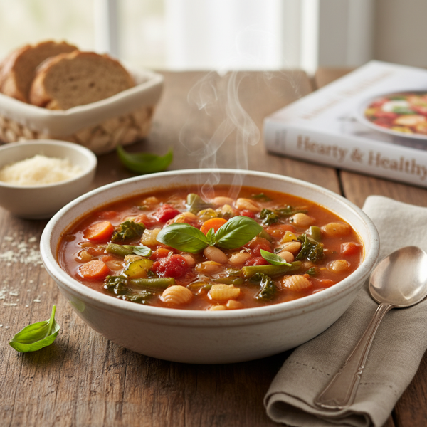 Hearty Low-Fat Minestrone Medley recipe