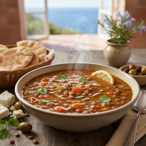 Hearty Mediterranean Lentil Soup recipe
