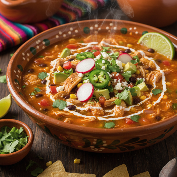 Hearty Mexican Chicken Soup recipe