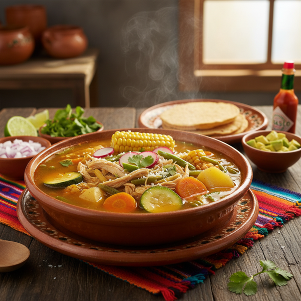 Hearty Mexican Chicken Soup (Caldo De Pollo) recipe