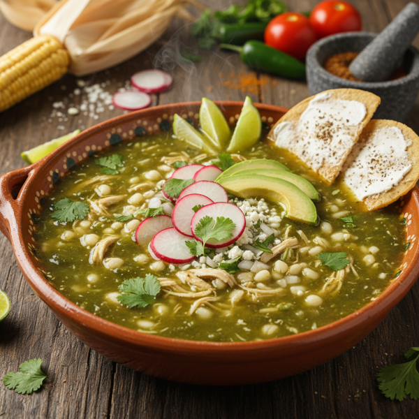 Hearty Mexican Pozole Verde recipe