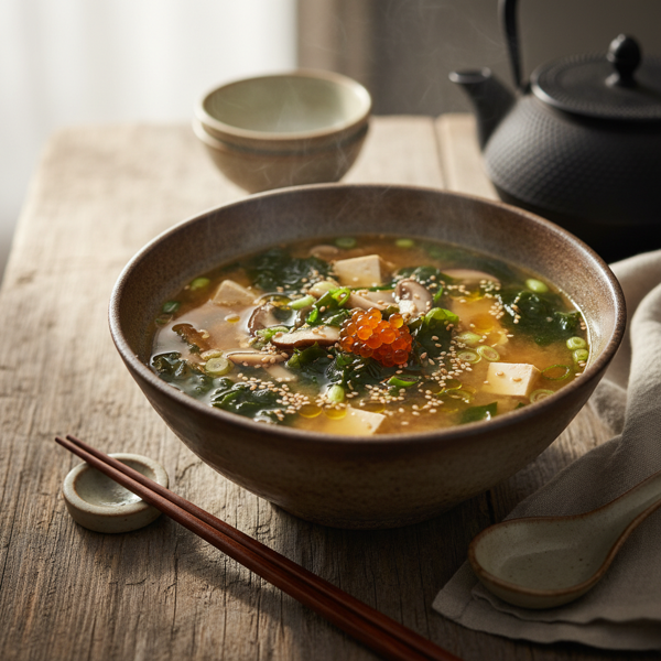 Hearty Miso and Seaweed Delight recipe