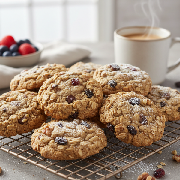 Hearty Morning Oatmeal Cookie recipe