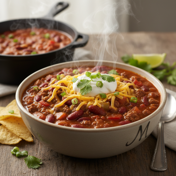 Hearty M's Chili Delight recipe