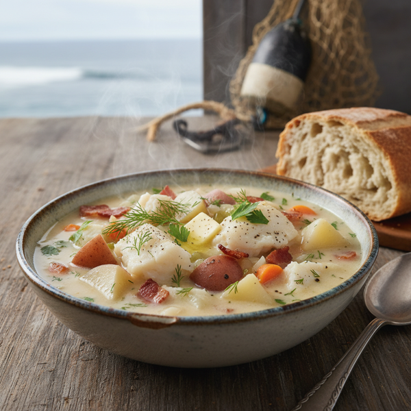 Hearty Newfoundland Cod Chowder recipe