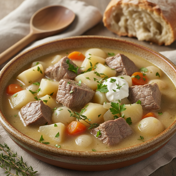 Hearty No-Brown Beef Stew recipe