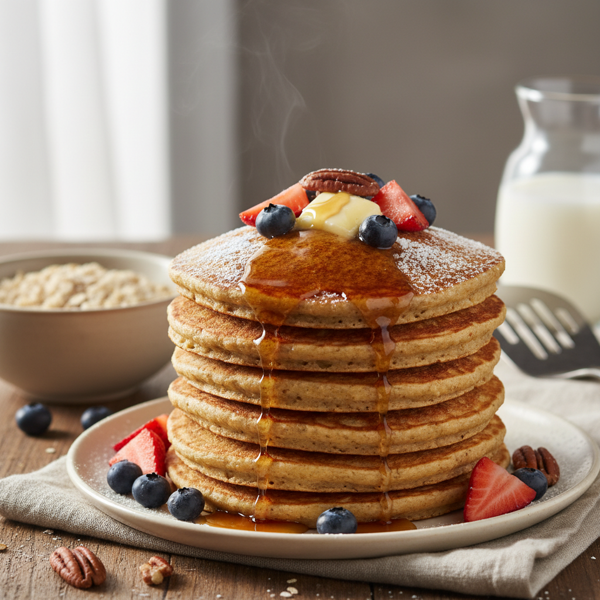 Hearty Oatmeal Pancakes Delight recipe