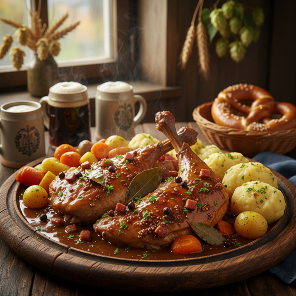 Hearty Oktoberfest Braised Rabbit recipe
