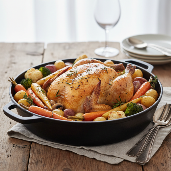 Hearty One-Pot Sunday Roast with Vegetables recipe