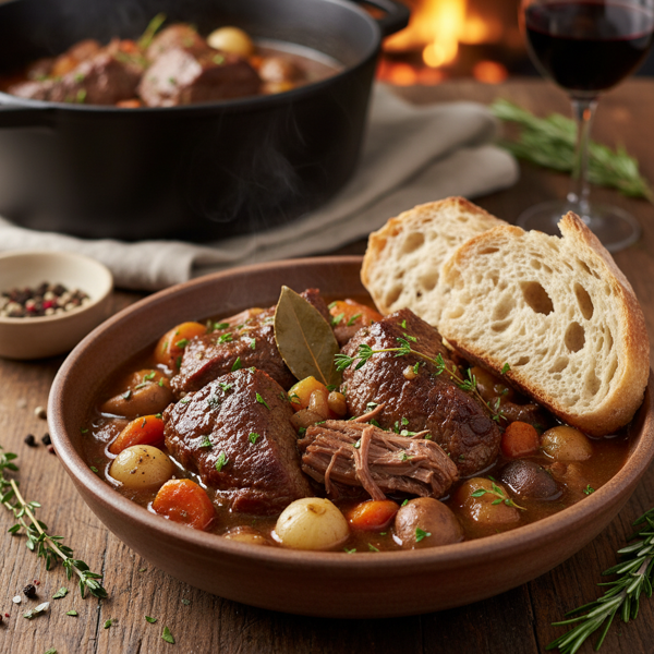 Hearty Oven-Braised Beef Stew recipe
