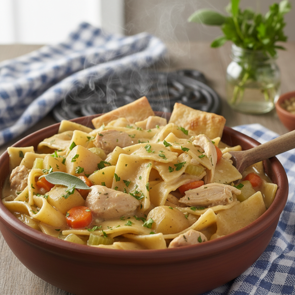 Hearty Pennsylvania Dutch Pot Pie Noodles recipe