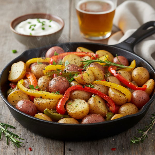 Hearty Pepper-Infused Potato Medley recipe