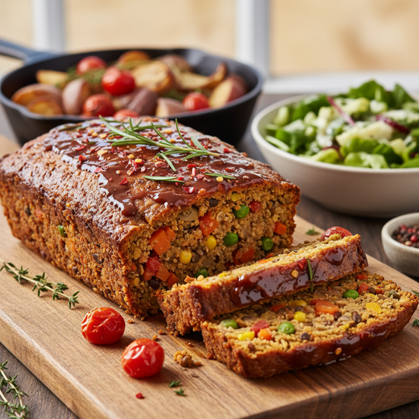 Hearty Plant-Based Veggie Loaf recipe