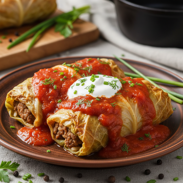 Hearty Polish Cabbage Rolls (Golabki) recipe