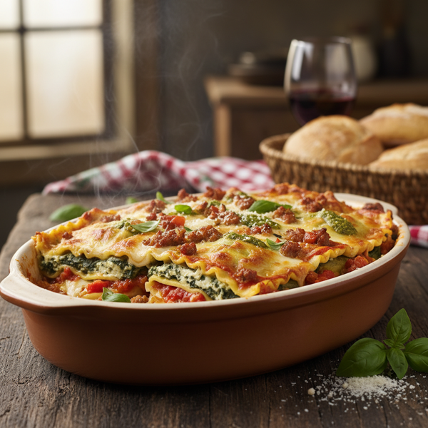 Hearty Ravioli Lasagna Delight recipe