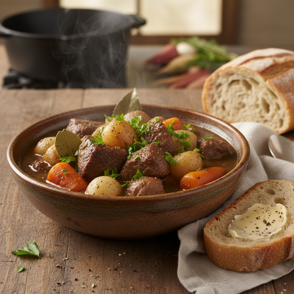 Hearty Rustic Beef Stew recipe