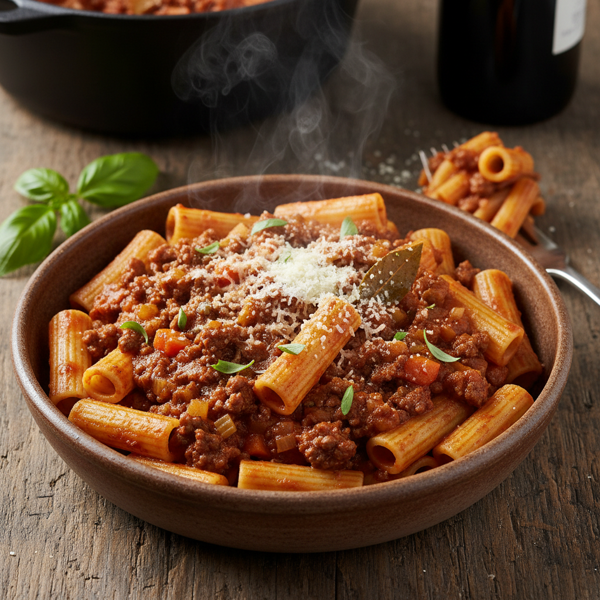 Hearty Slow-Cooker Bolognese Pasta recipe