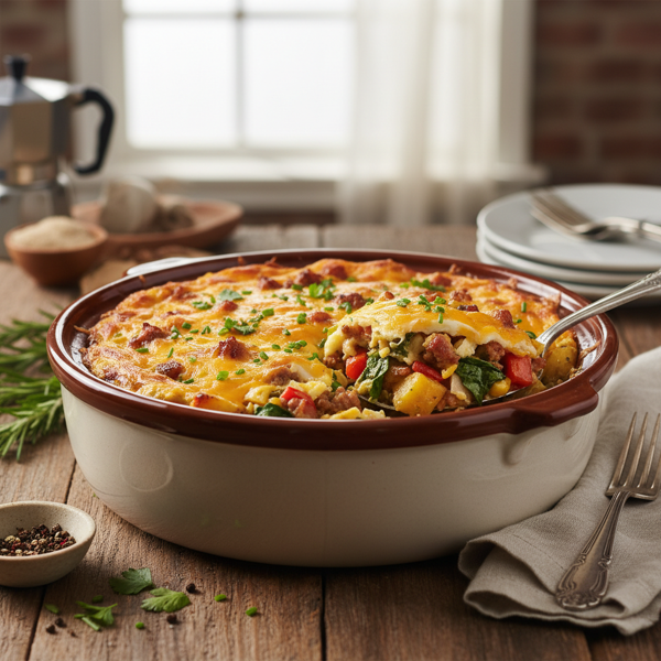 Hearty Slow-Cooker Breakfast Casserole recipe
