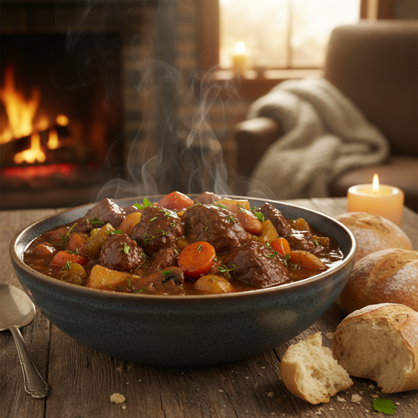 Hearty Slow Cooker Beef Stew for Chilly Nights recipe