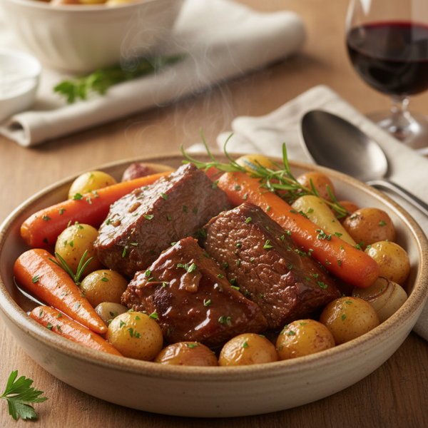 Hearty Slow Cooker Pot Roast recipe