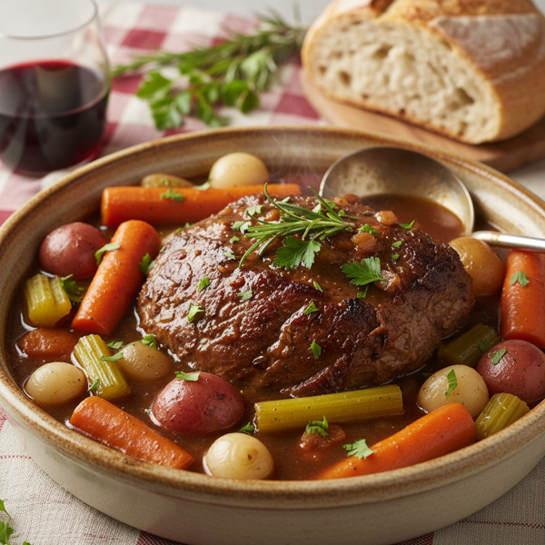 Hearty Slow Cooker Sunday Pot Roast recipe