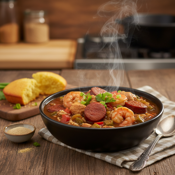 Hearty Smoked Sausage Gumbo recipe