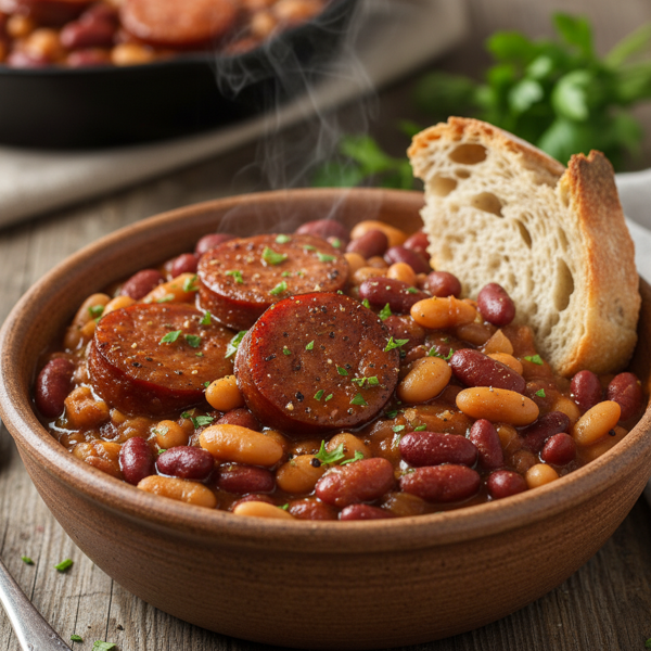 Hearty Smoked Sausage and Bean Stew recipe