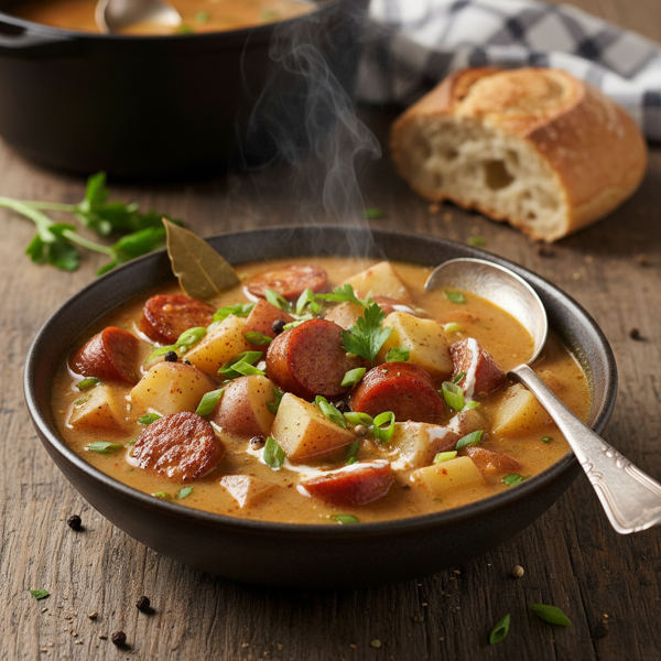 Hearty Smoked Sausage and Potato Soup recipe