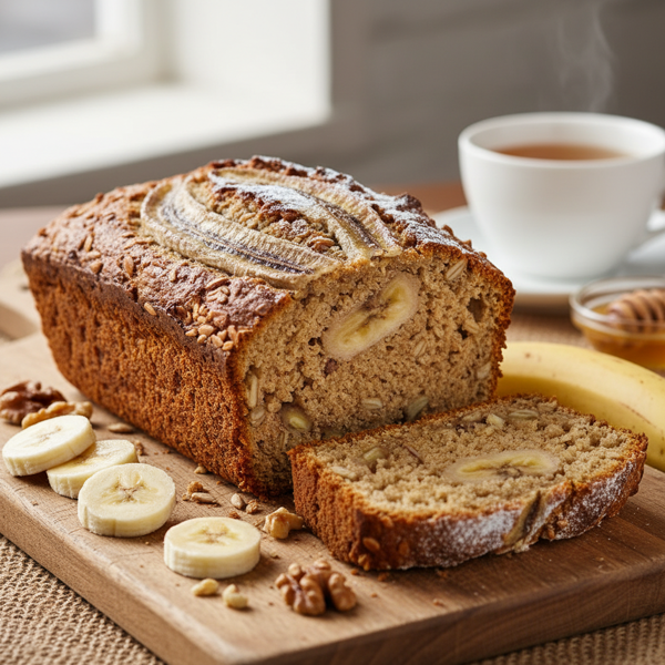 Hearty Spelt and Banana Bread recipe