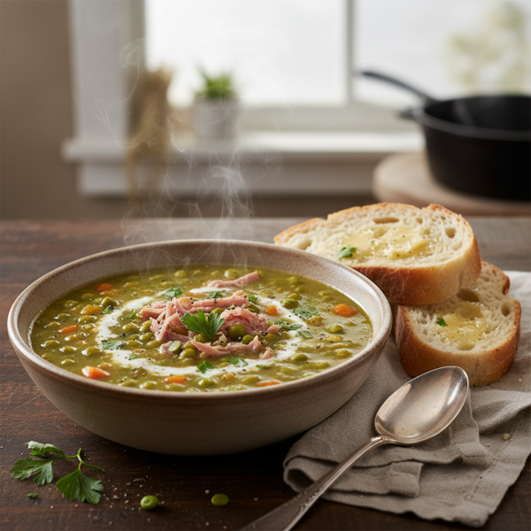 Hearty Split Pea and Ham Soup recipe
