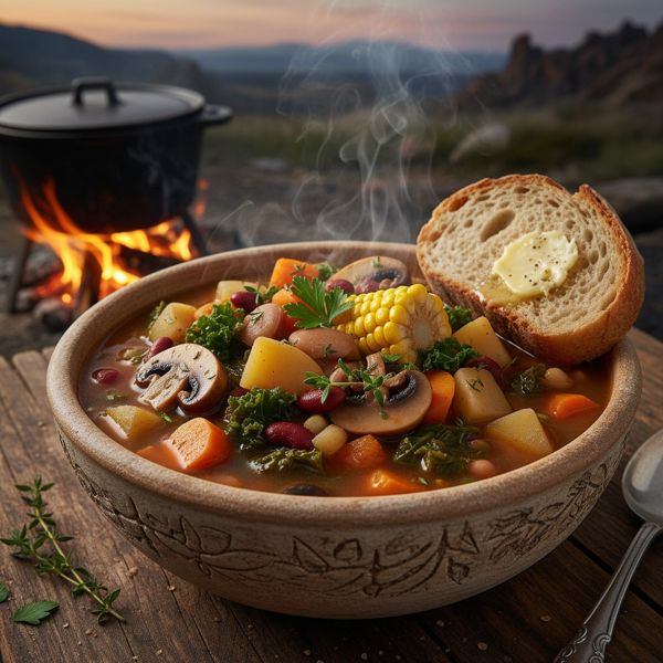 Hearty Survival Vegetable Soup recipe