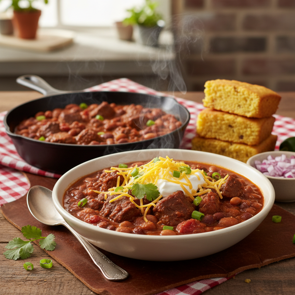 Hearty Texas Chili Con Carne recipe