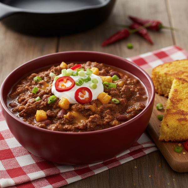 Hearty Texas Chili without Beans recipe