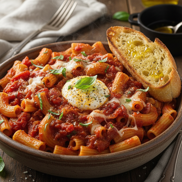 Hearty Tomato Macaroni Bowl recipe
