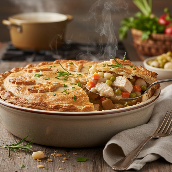 Hearty Turkey Pot Pie Delight recipe