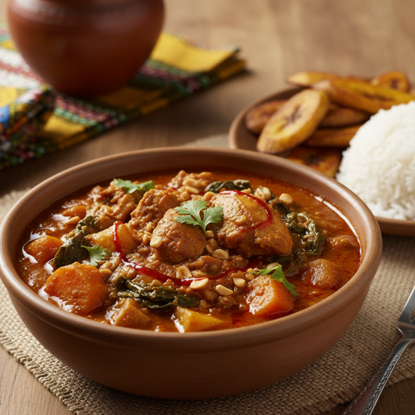 Hearty Ugandan Groundnut Stew recipe