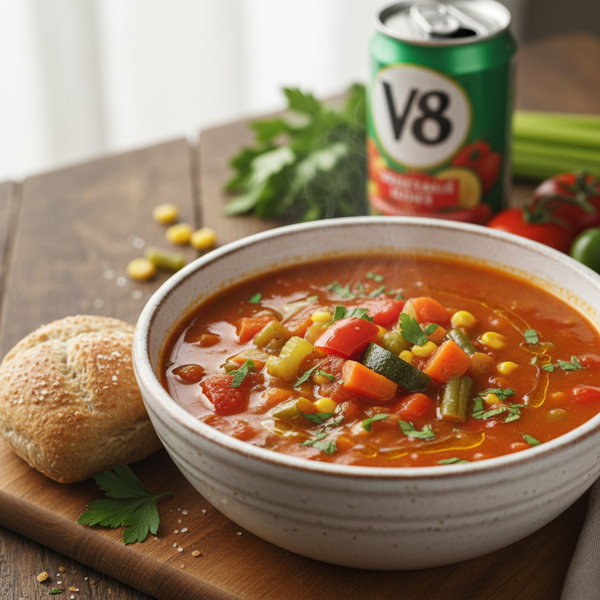 Hearty V8 Vegetable Medley Soup recipe