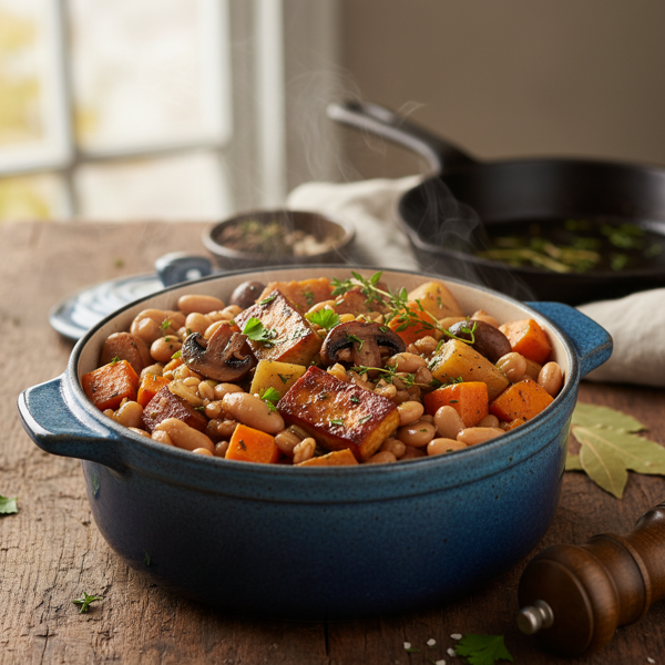 Hearty Vegan Cholent Delight recipe